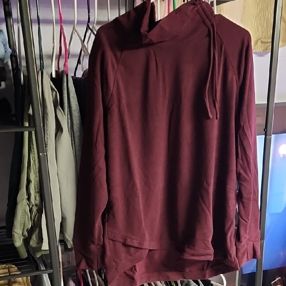 Maurices Deep Purple Hooded Sweatshirt